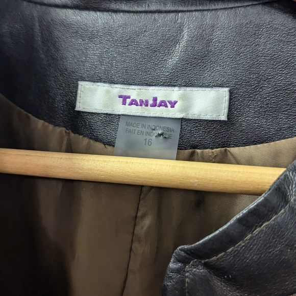 Sanjay leather inspired jacket - Size 16 - Picture 6 of 8